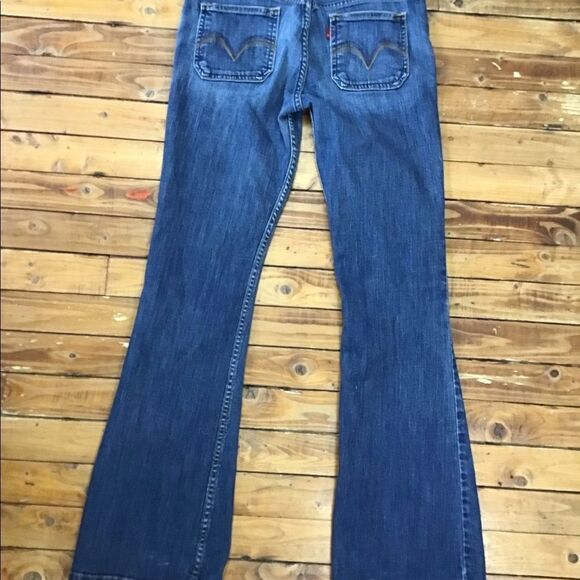 LEVI’S rare wide legs size 5M flare legs vintage - Picture 3 of 11